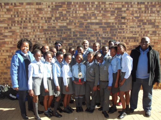 The choir of Xhobani Primary School that won second place after competing again various of schools at the Civic Centre on 4 May 2016