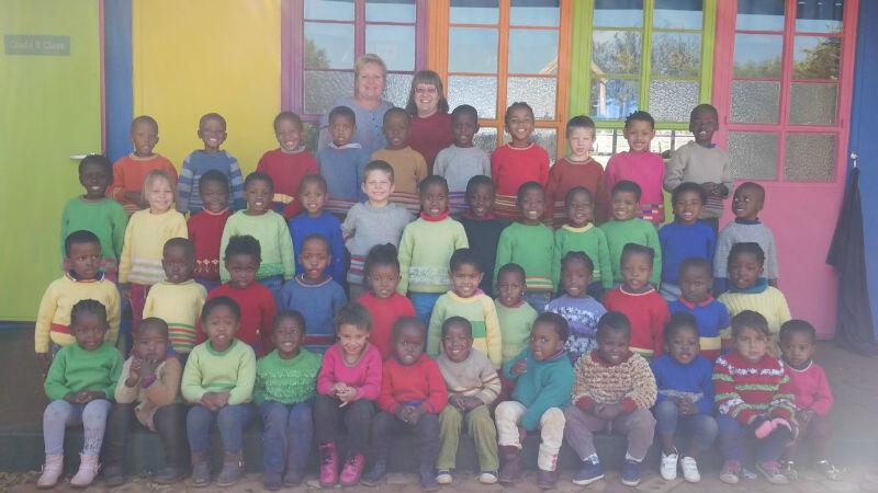 The Carletonville Rotary Club also donated jerseys to young learners of the Lappopland nursery school