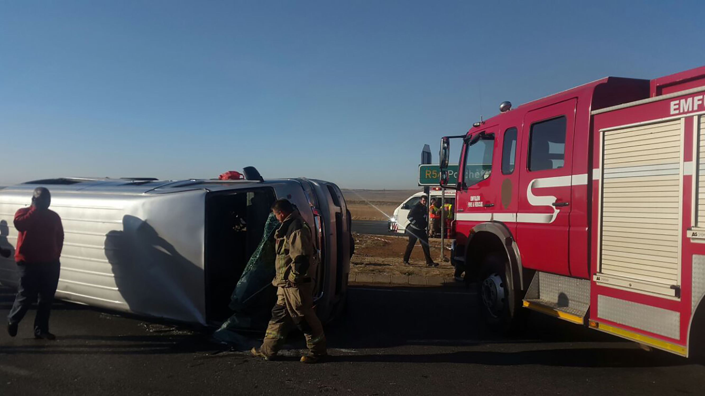 One of the taxi involved in the collision