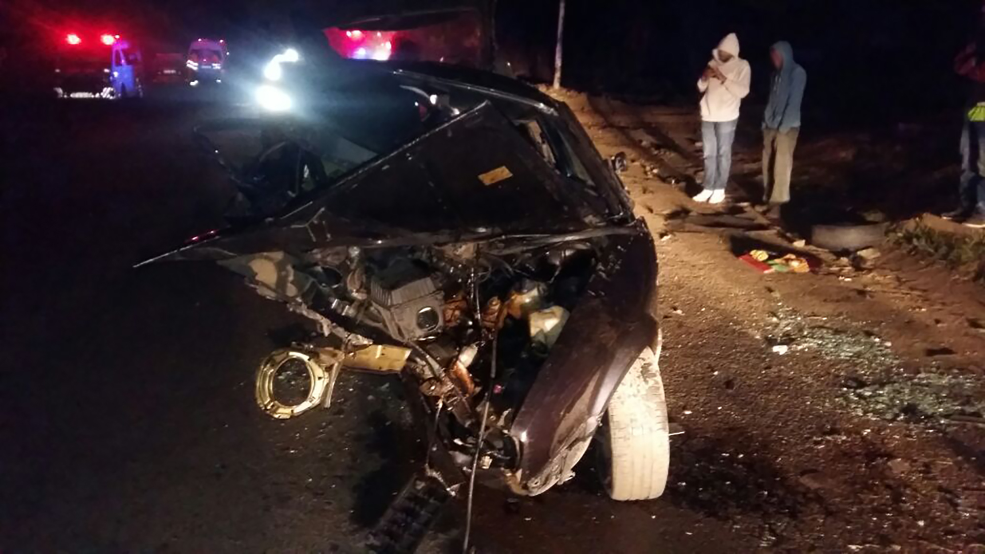 The vehicle that got involved in the accident