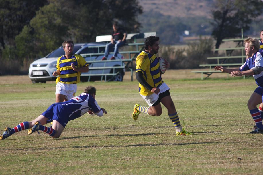 Fochville rugbyklub se spanne draf Saterdag in hul laaste ligawedstryde uit. Dié foto is tydens 'n ander wedstryd vroeër die seissoen teen Lichtenburg geneem.