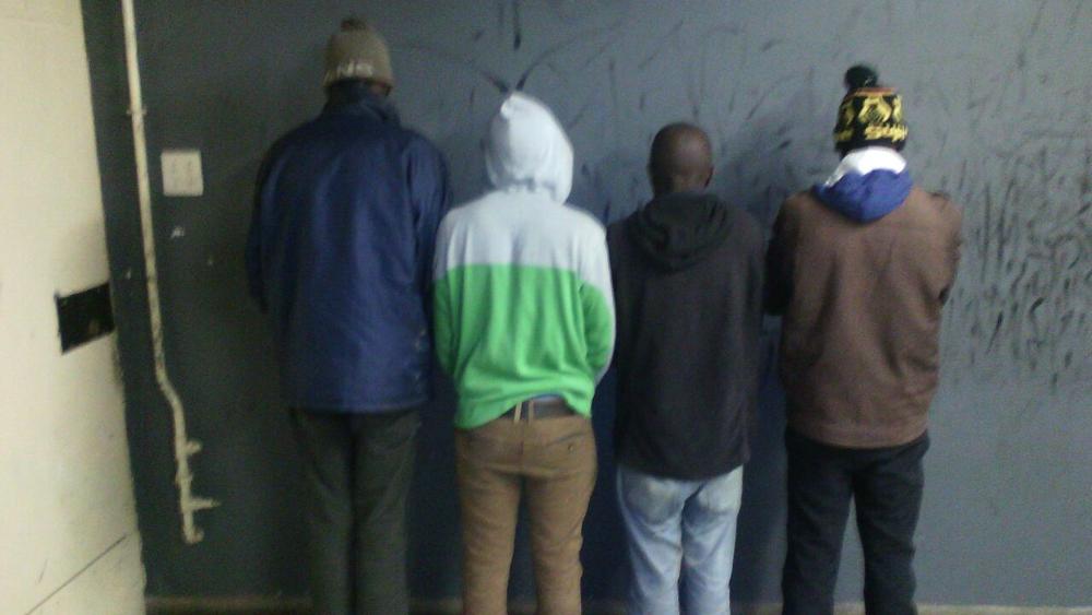 The four suspects arrested for murder