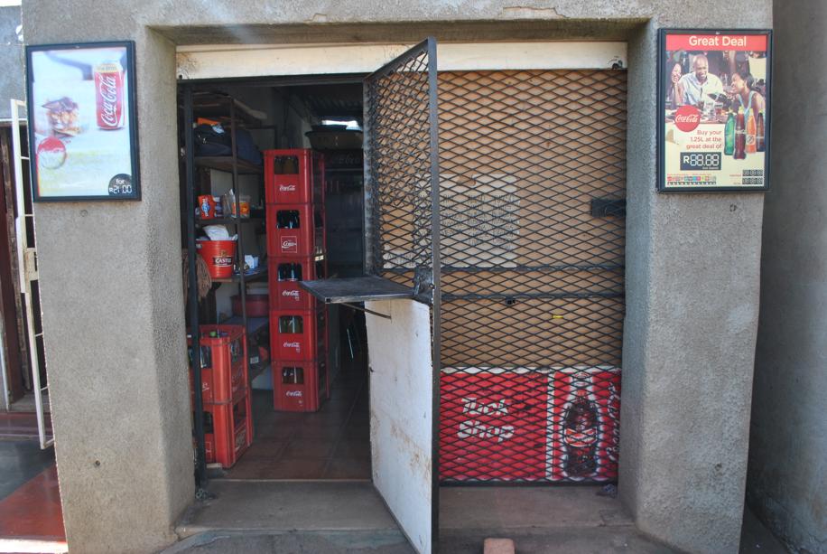 The business where the burglary took place