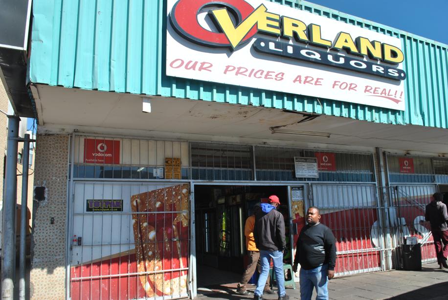 Victim at the Overland Bottle store