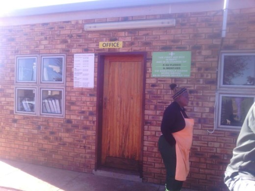 The water works care office where the incident took place 