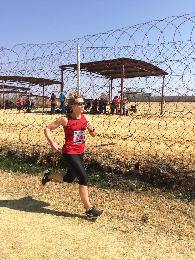 Annalisa Freese tydens die Noordwes Kampioenskap op 20 Augustus in aksie.