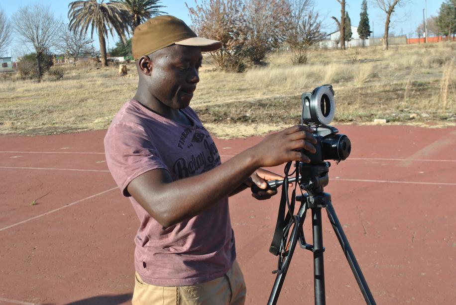 The photographer at work