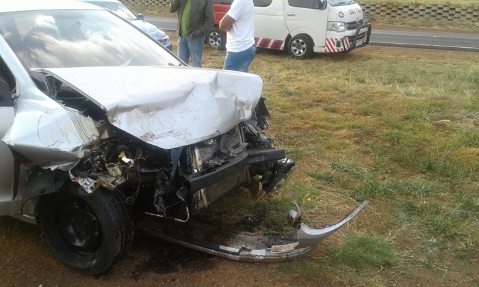 One of the vehicles involved in the accidents.