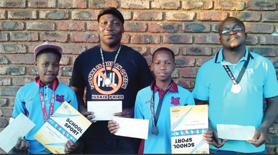 The winners of the A section are Saidi Nombulelo,Ju ru Stanley, George Bernet and Peter Letsoalo