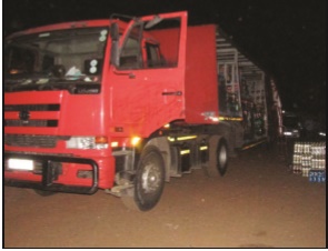 The truck recovered