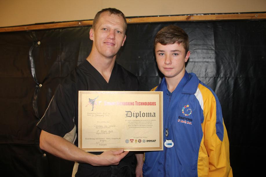 Shihan Chimmy van Winkel en Gordon du Plessis