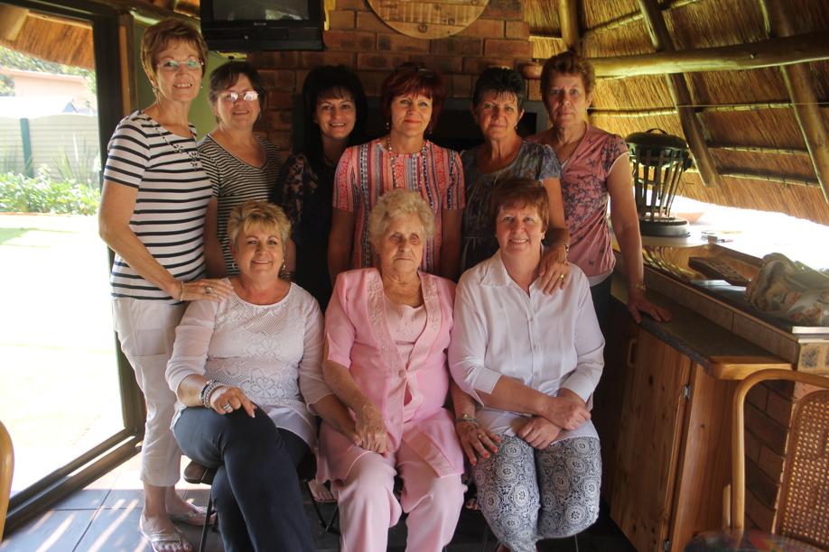 Van die oorblywende 'Liefies' tydens hul reunie verlede Saterdag.