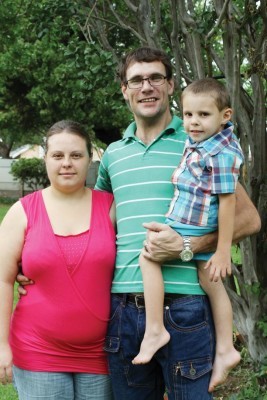 Marko saam met sy pa, André en sy ma Nicolene.