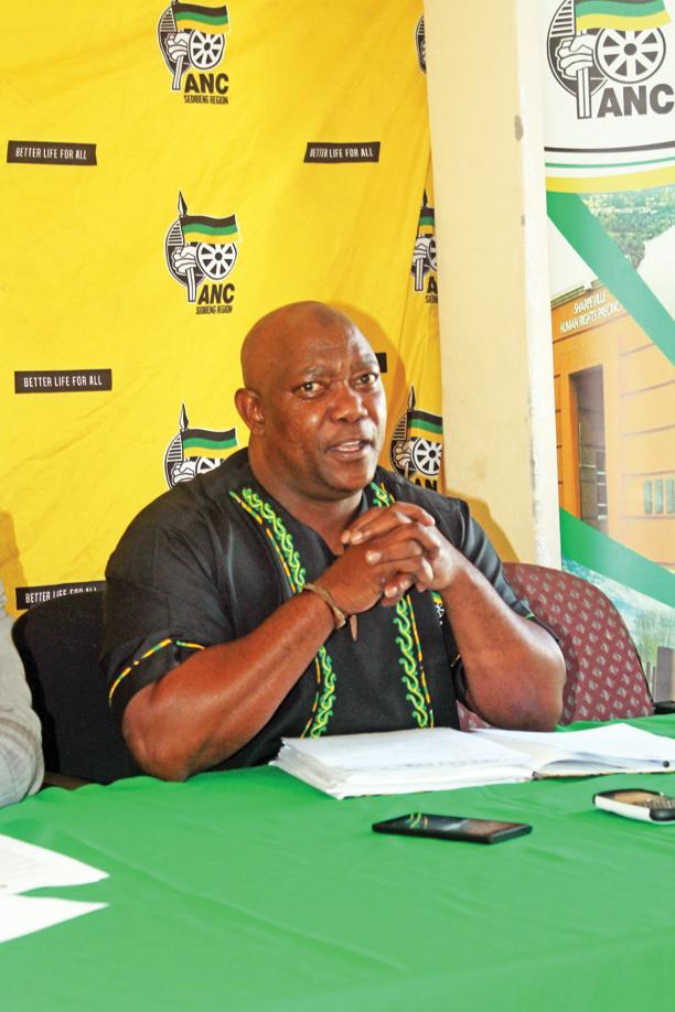 ANC Sedibeng Regional Secretary, Bheki Ngobese allegedly owes the Sedibeng District Municipality R900 000. Photo: Lerato Serero