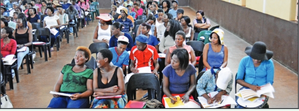 There was an impressive turnout at the event in the Khutsong hall on 17 November.