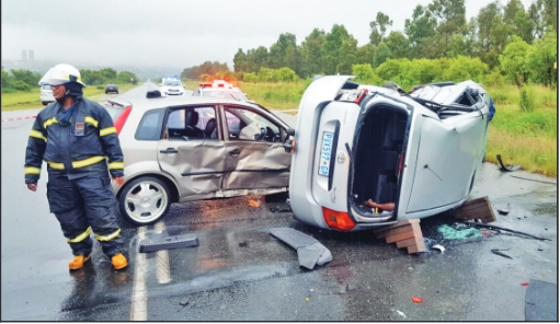 One person died in this collision on Elandsrand Road over the festive sea son.