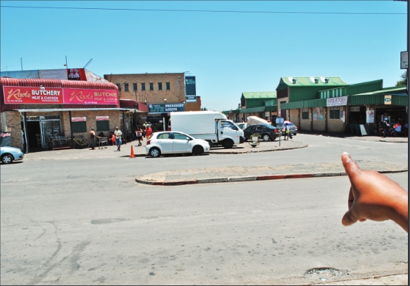 The parking area where the vehicle was hijacked on 10 January.