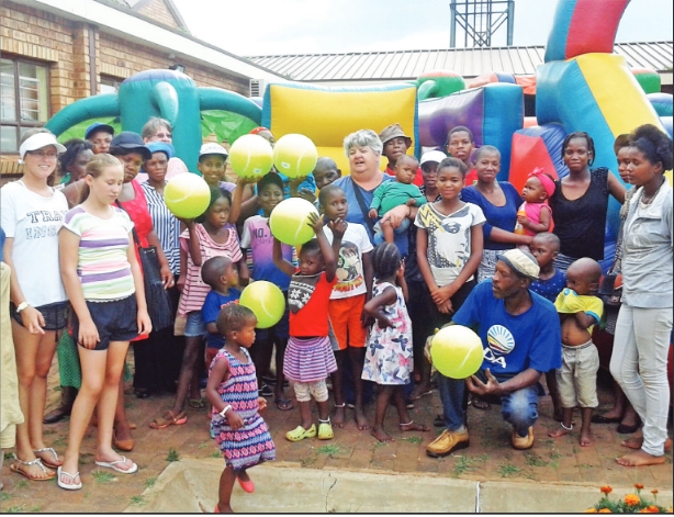 Some of the children who attended Carletonville Rotary Club's Christmas party.