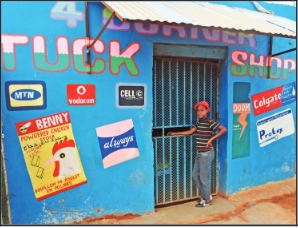The shop that was robbed in Khutsong Ext. 4.