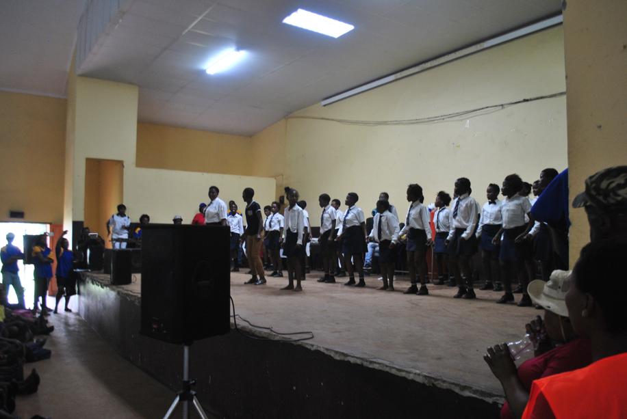 Learners perform Sarafina musical show
