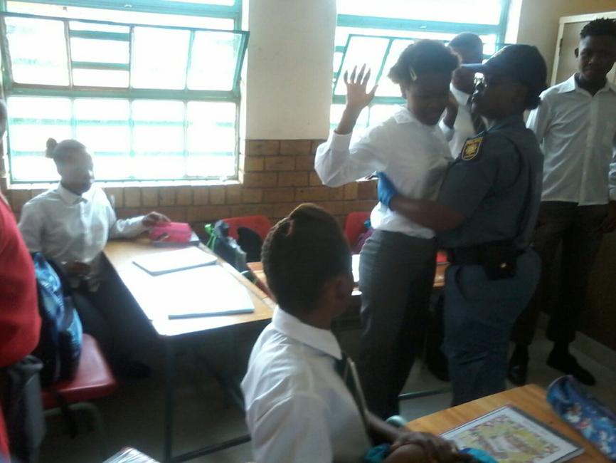 Learners searched at Umfundo Secondary School