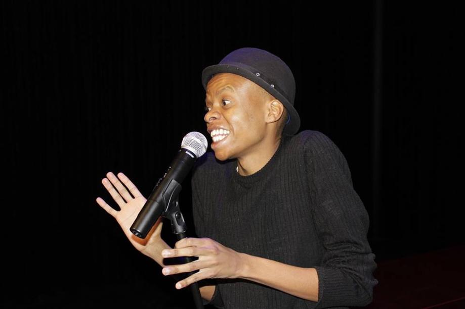 Sipho Xokiyane on stage