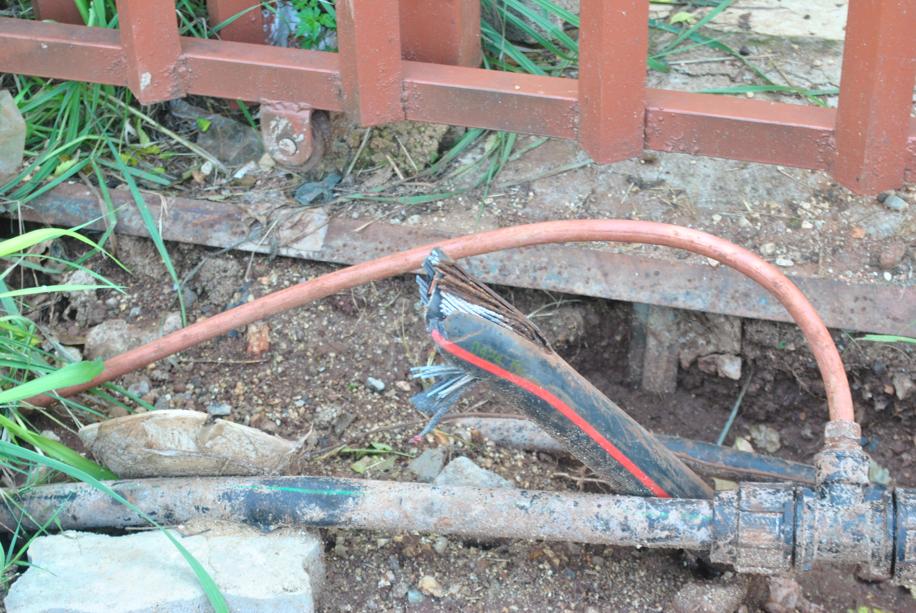 The stolen cables