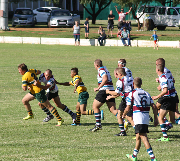 Callies se rugby-manne het ook gewys dat hulle vir niemand hoef terug te staan nie.