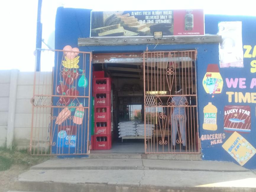 The shop that was robbed on the 1st Avenue at Wedela