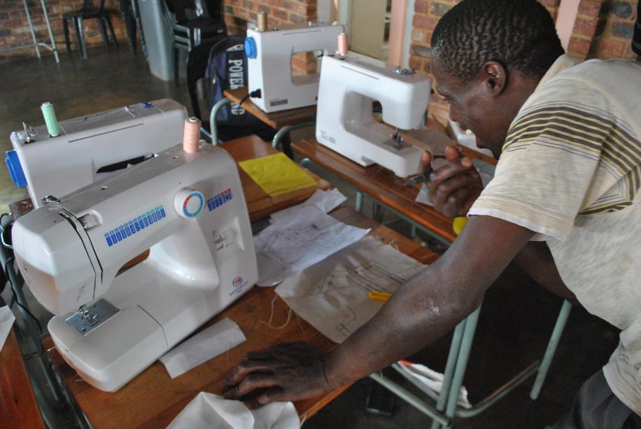 A student focused during the workshop