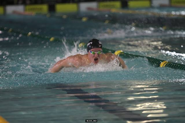 Dit is hoe 'n SA kampioen swem! Franco van Niekerk in aksie tydens die 200 meter vlinderslag.
