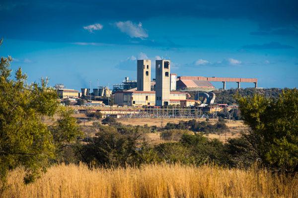 Harmony Gold's Kusasalethu Mine.