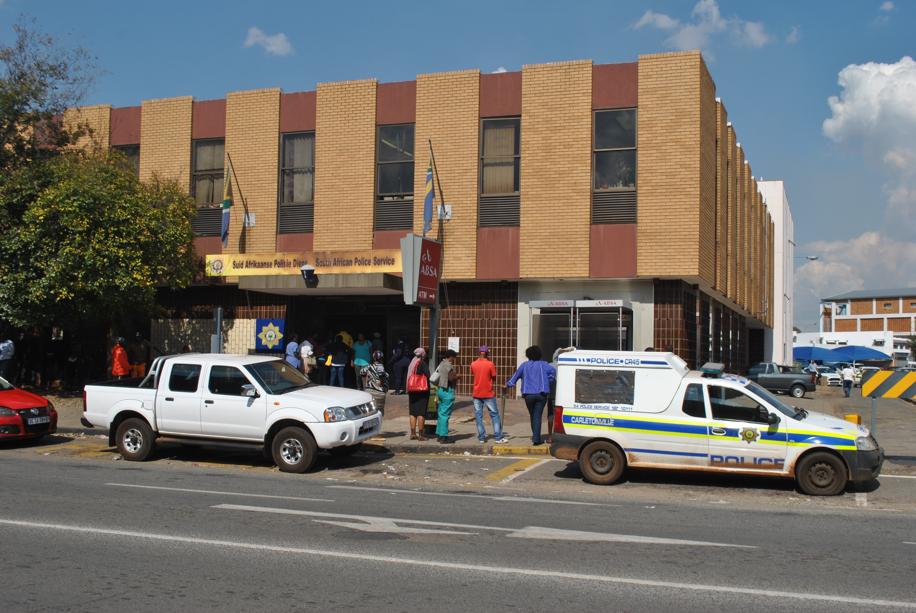 The Carletonville Police Staition where suspect escaped