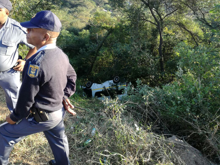 MARRIONHILL - Taxi rolls down embankment injuring 20 children.