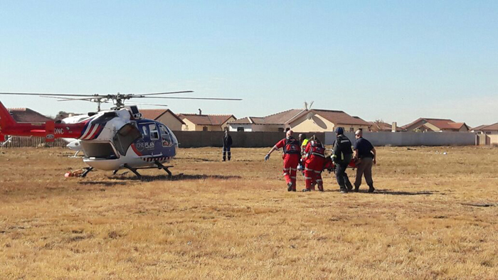 BENONI - Taxi rolls leaving twelve children injured.
