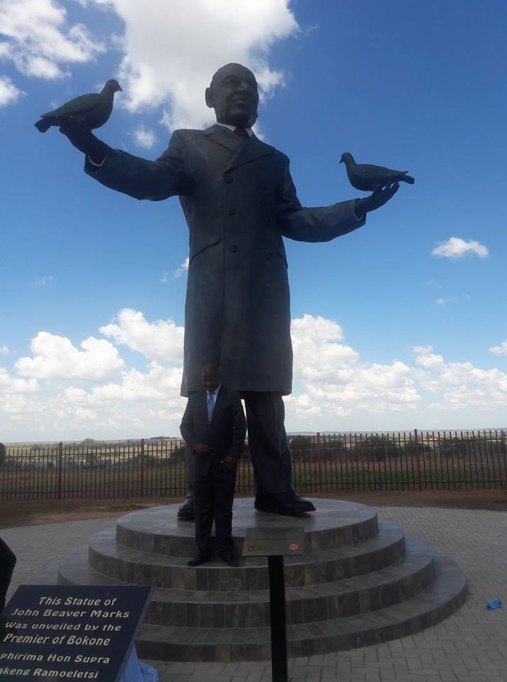 Die Standbeeld van JB Marks wat in Ventersdorp opgerig is. FOTO: FACEBOOK