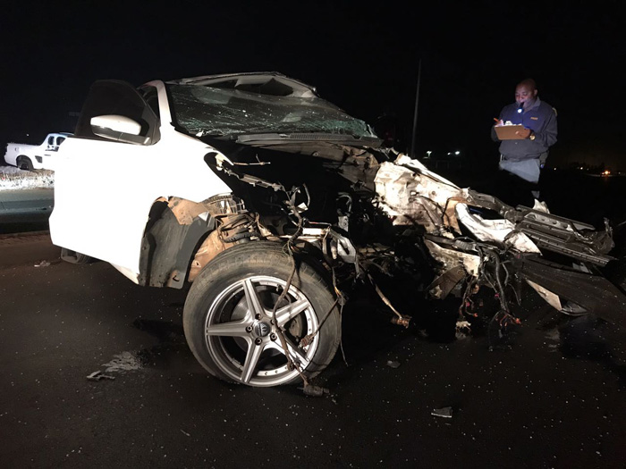 CARLETONVILLE - Two cars collide head-on leaving one dead six injured.