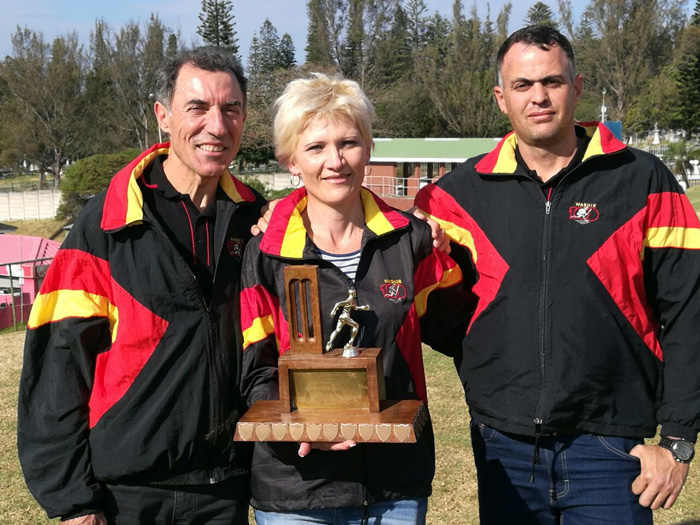 Die drie sterre, Manuel Alves, Cornel Metcalfe en Johan Bekker.