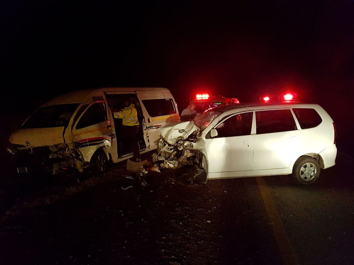 POTCHEFSTROOM - Head-on collision leaves six injured.