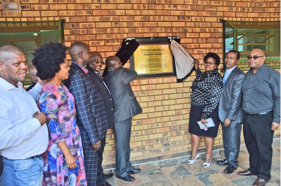 community members with internships, 113 with bursaries (30 have since graduated) and 73 engineering and mining learnerships, to name a few of the projects and programmes we offer to members of the community. ‘These initiatives were delivered to the tune of R147 million as part of its West Wits social and labour plans and socio-economic development strategy. They are aimed at contributing towards creating healthy, safe, educated and economically active communities,’ he said. AngloGold Ashanti hands over two science laboratories to Khutsong schools