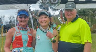 Cornel Metcalfe after her 50th 100 miler race.