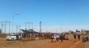 Welverdiend protest at substation