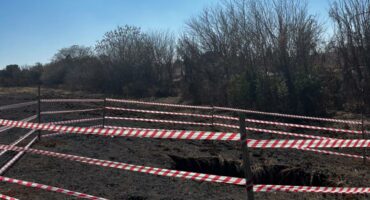 Sinkhole near Carletonville sports complex