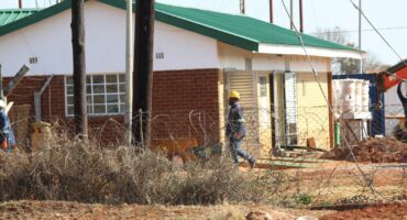 Workers at Welverdiend substation