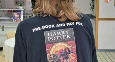 There was no question what this visitor's favourite book series is.