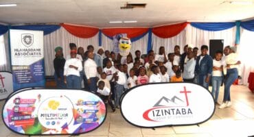 The Oasis team with the children