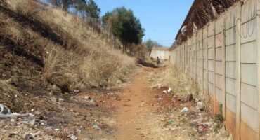 Carletonville train bridge dangers.