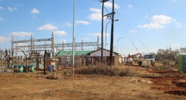 the Frikkie van der Merwe substation just outside Welverdiend.