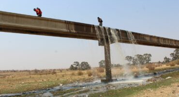 Khutsong sewer leak