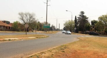 Corner of Coronation Street and Onyx Drive.